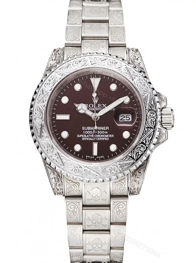 View 1 of Superclone Rolex Submariner Brown Dial 1454092