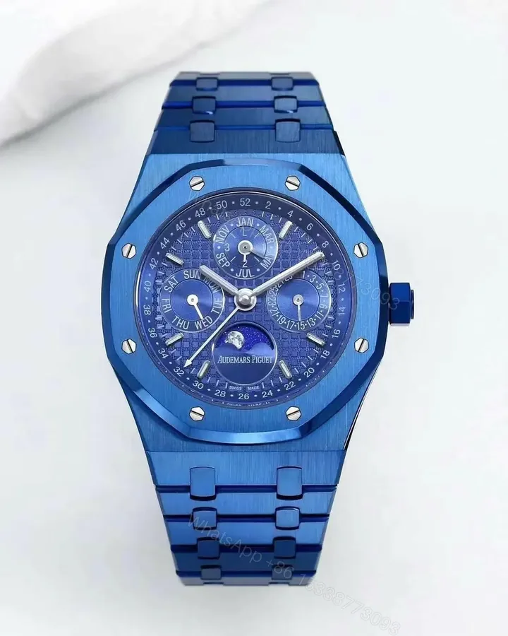 View 1 of Audemars Piguet Royal Oak Perpetual Calendar Blue