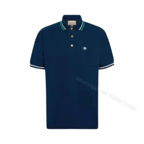 View 1 of Gucci Wool Cotton Jersey Polo Shirt