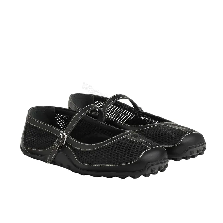 View 1 of HERMES KICHU BALLET FLATS BLACK H251170Z 7K380