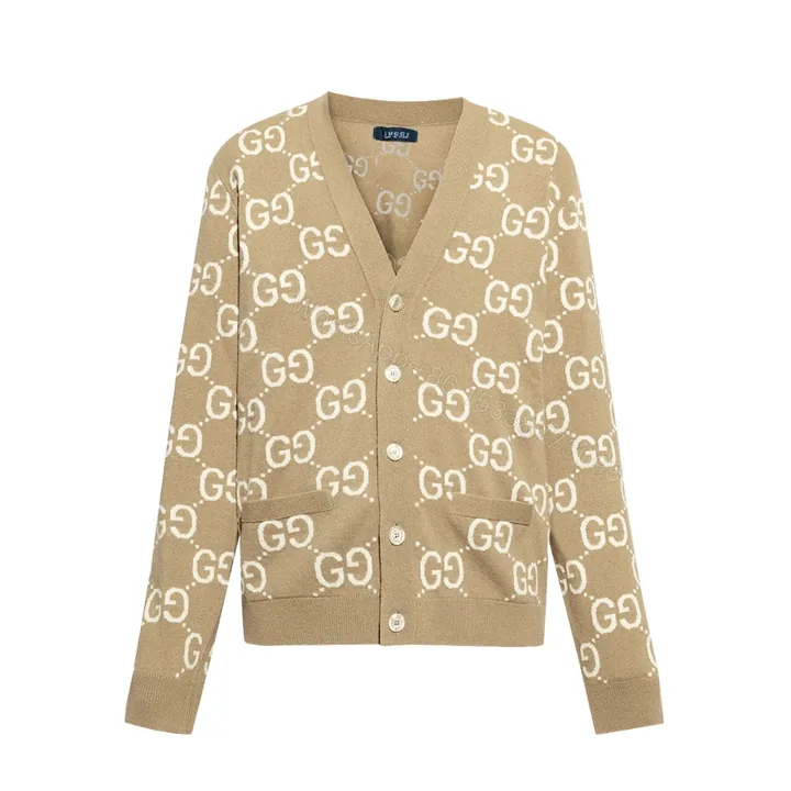 View 1 of Gucci Wool Cardigan Beige