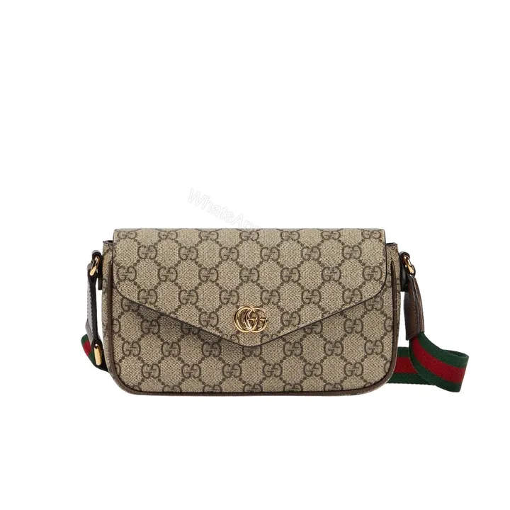 View 1 of GUCCI OPHIDIA MINI BAG BROWN 22CM