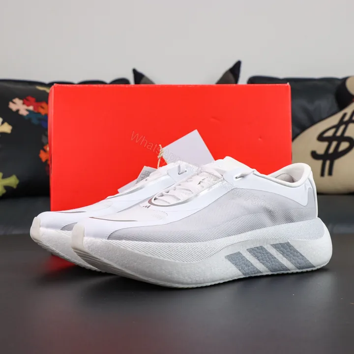 View 1 of adidas Hyperboost Edge White Grey