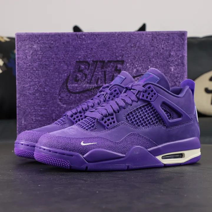 View 1 of Jordan 4 Retro Nigel Sylvester Brick by Brick Purple