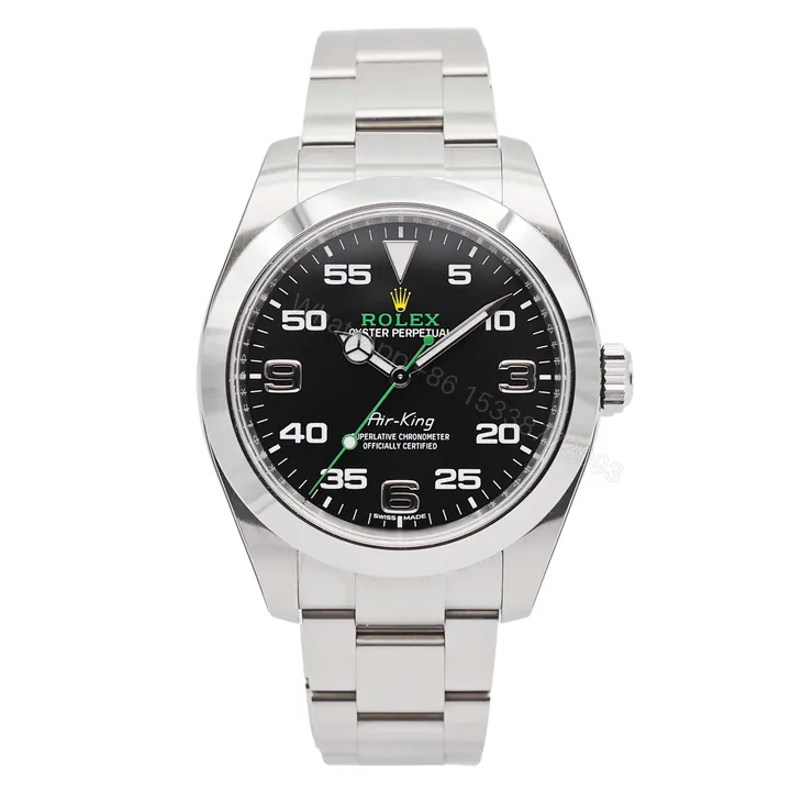 View 1 of Replica Rolex Air-King Black Dial 116900