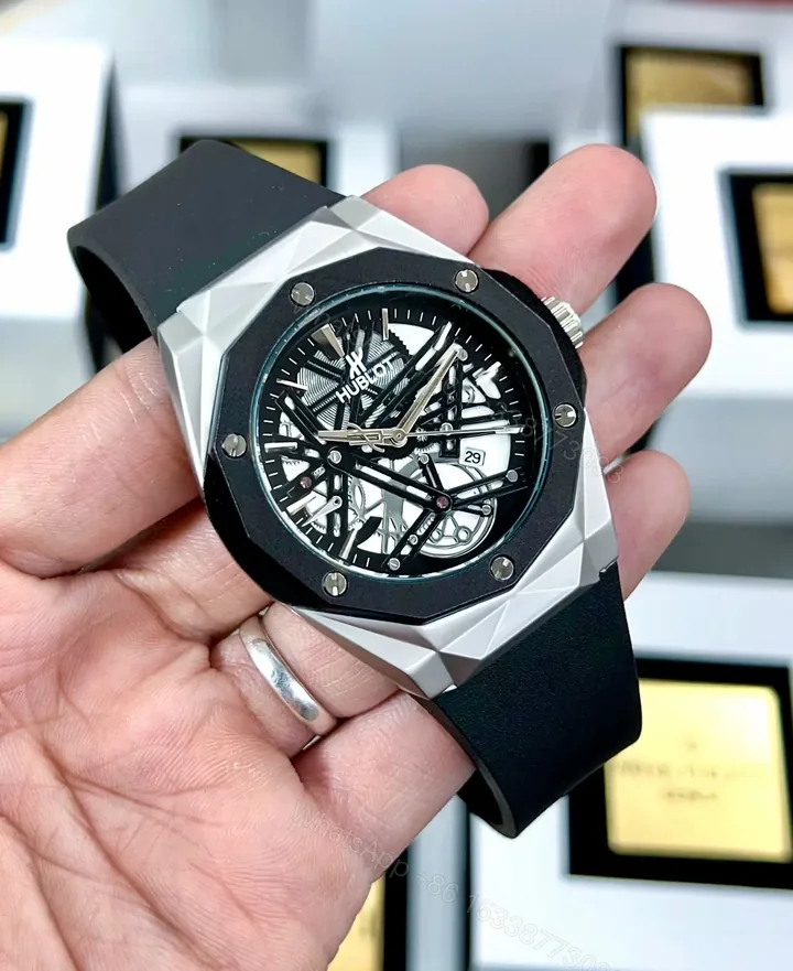 View 1 of Hublot Big Bang Diamond Cut Skeleton Watch