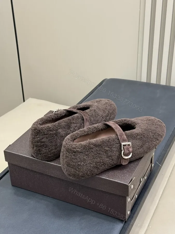 View 1 of Cozy Textured Shearling Slipper with Buckle Detail & Comfort