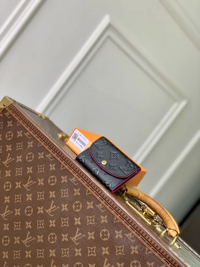View 1 of LV 原單壓紋短夾 一比一精品零錢包 女用摺疊卡夾