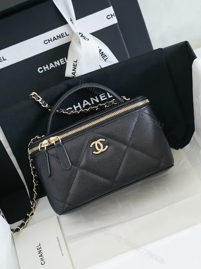 View 1 of Quilted Mini Crossbody: Luxe Texture, Gold Hardware, Compact Style