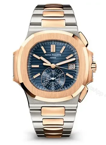 View 1 of Replica Patek Philippe Nautilus Chronograph Date Two-Tone 5980/1AR-001