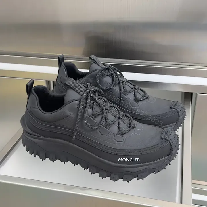 View 1 of Structured Black Utility Sneaker: Rugged Luxury, All-Day Comfort