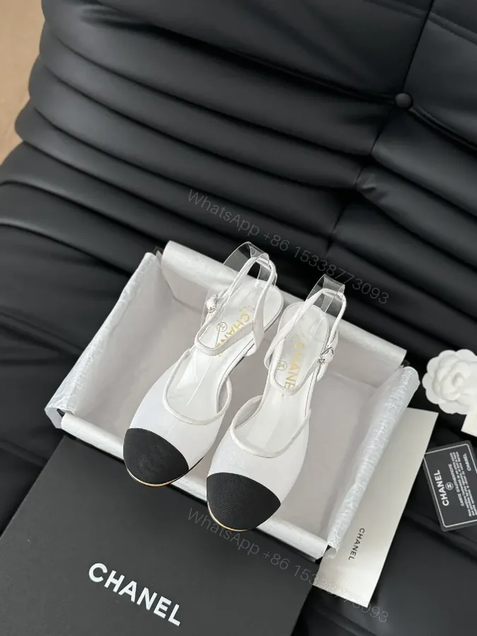 View 1 of Satin Slingbacks: Transparent Strap, Cushioned Comfort, Elegant Everyday Footwear