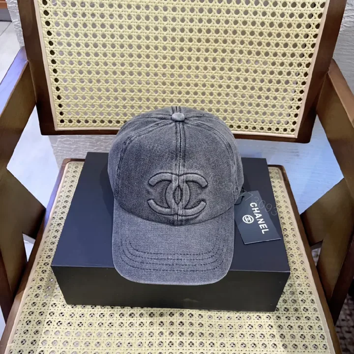 View 1 of Denim-Texture Cap: Subtle Luxury Everyday Confidence