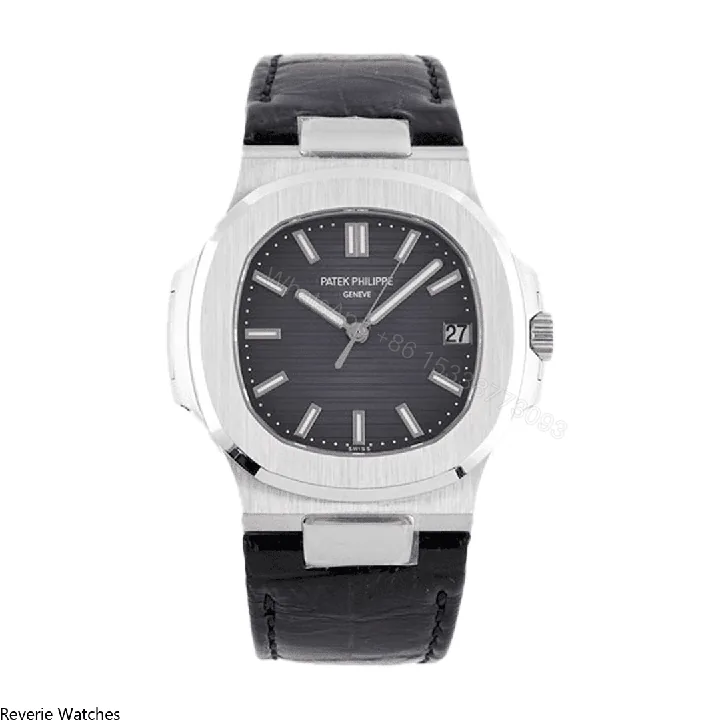 View 1 of Patek Philippe Nautilus 5711 Leather Black Replica