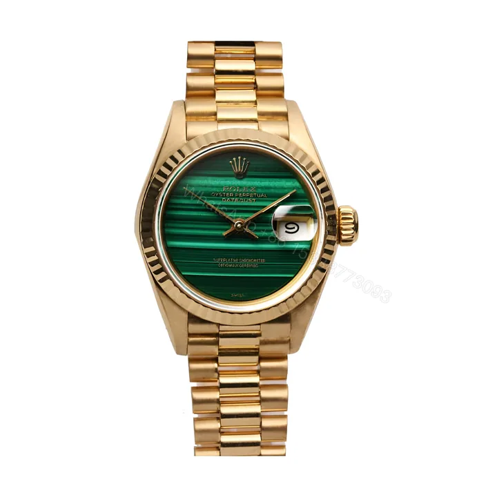 View 1 of Rolex Datejust 69178 Yellow Gold Malachite Dial Replica