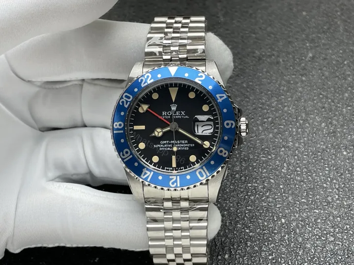 View 1 of Rolex GMT Retro 1250 Blue Jubilee 40mm RLX-GMT-RETRO-BLUE-40-JUB