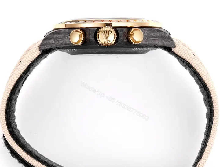 View 1 of C+ Factory Clean Factory TW Rolex Daytona Carbon Fiber Rainbow Watch