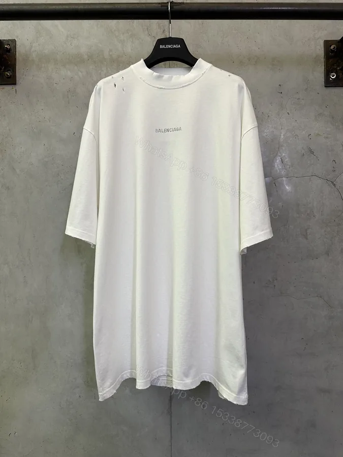 View 1 of Balenciaga A貨 男款藍色圖案Logo短袖T恤 街頭潮流款