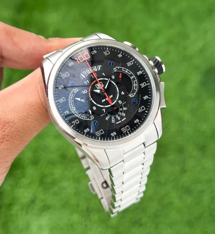 View 1 of Tag Heuer Mercedes SLS 100 Silver Chronograph 40mm