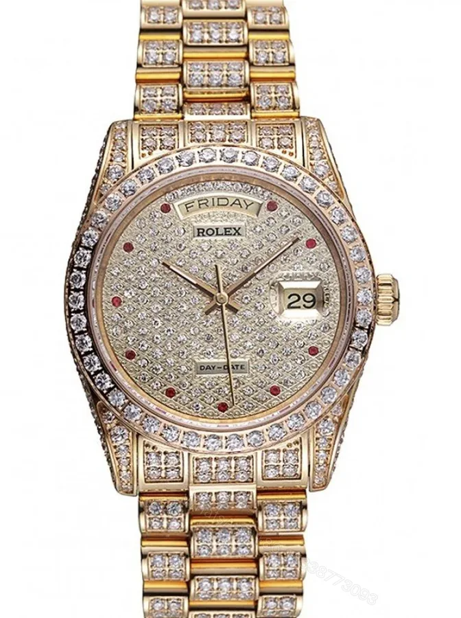 View 1 of Superclone Rolex Day-Date Diamond Dial 621615 37 mm