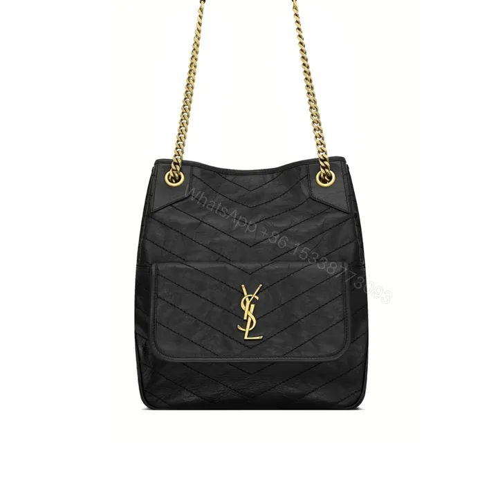 View 1 of Saint Laurent Niki Small Shopping In Vintage Black 30Cm