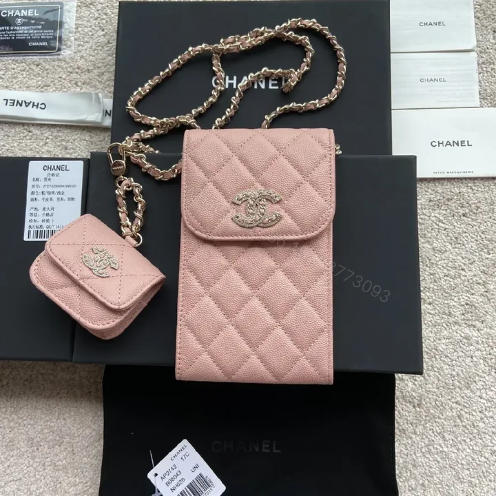 View 1 of Soft Pink Quilted Satchel Set: Everyday Luxury Accessory