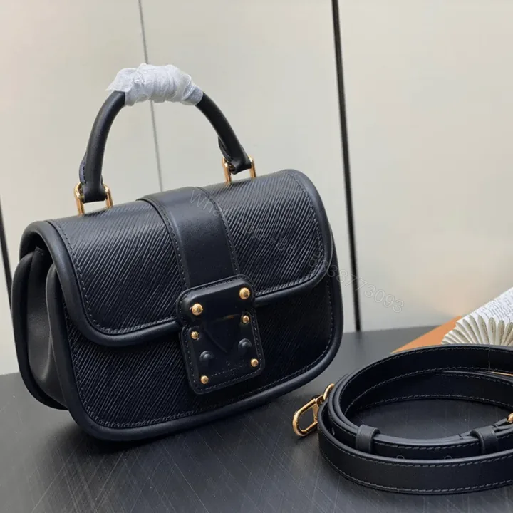 View 1 of Louis Vuitton Hide and Seek Bag Black Woman’s Handbags 21x15x8cm