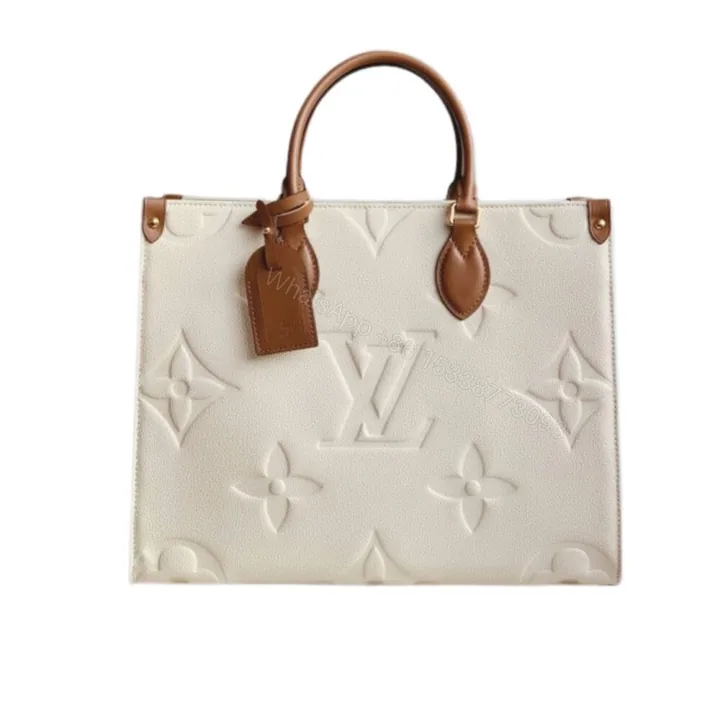 View 1 of Louis Vuitton Onthego GM White Bag 41Cm M44558