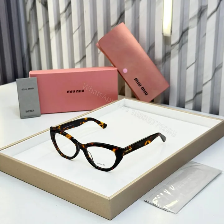 View 1 of Miu Miu Cat Eye Women Optical Frame Black