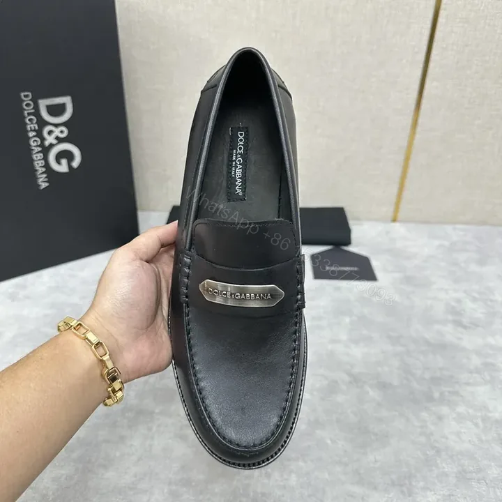 View 1 of Premium Leather Penny Loafers - Signature Hardware, All-Day Comfort