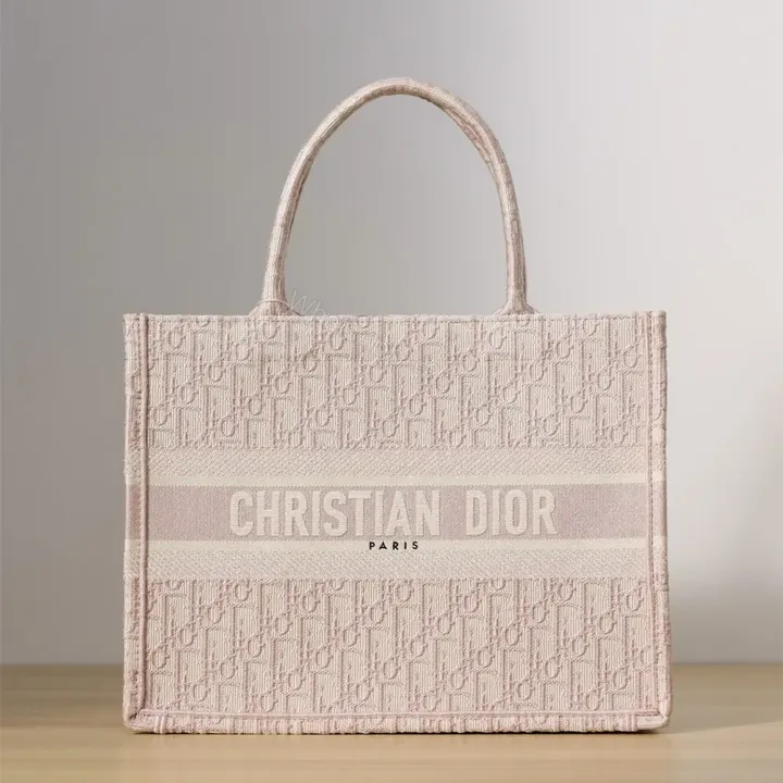 View 1 of 高仿Dior*BookTote系列Oblique印花粉色M免檢版