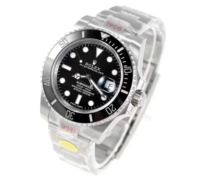View 1 of BL Factory Clean Factory Rolex Submariner Black Dial Steel Watch