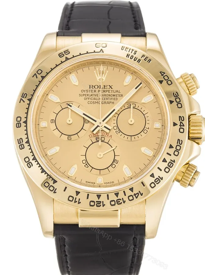 View 1 of Replica Rolex Daytona Champagne Dial 116518