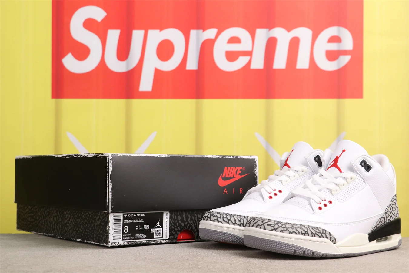 Air Jordan 3 High | White Cement Reimagined | DN3707-100