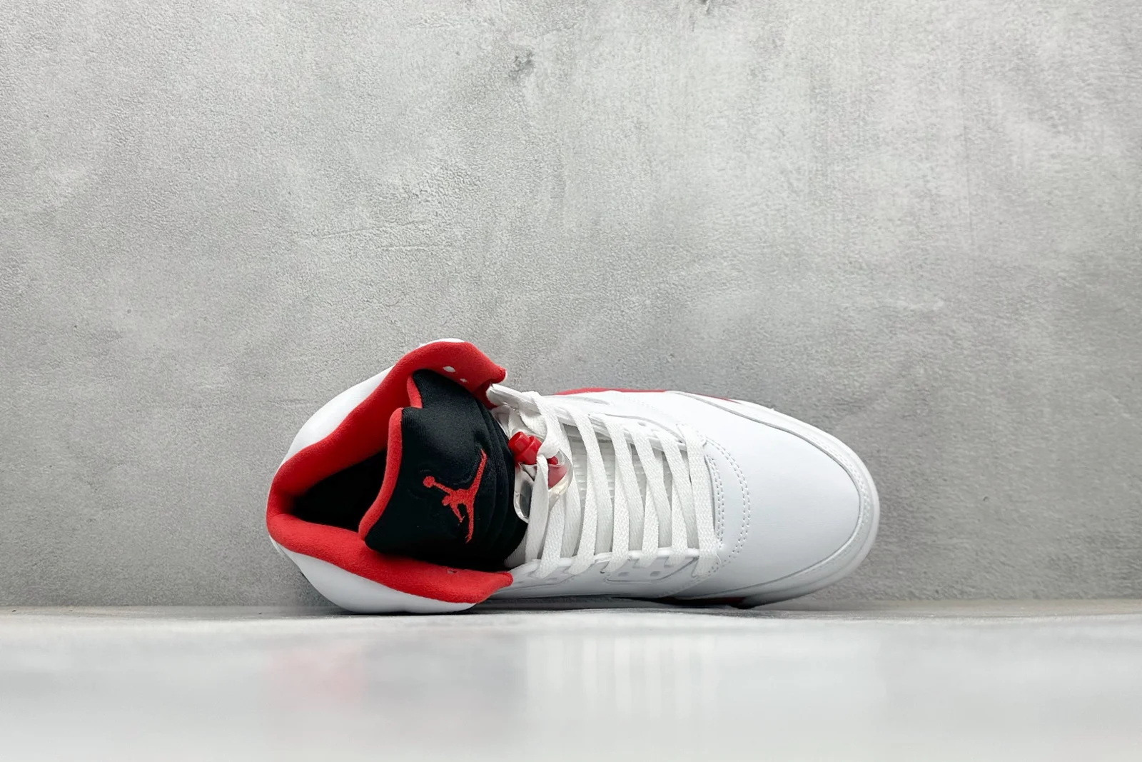 Air Jordan 5 High | Fire Red Black Tongue | HQ7978-101