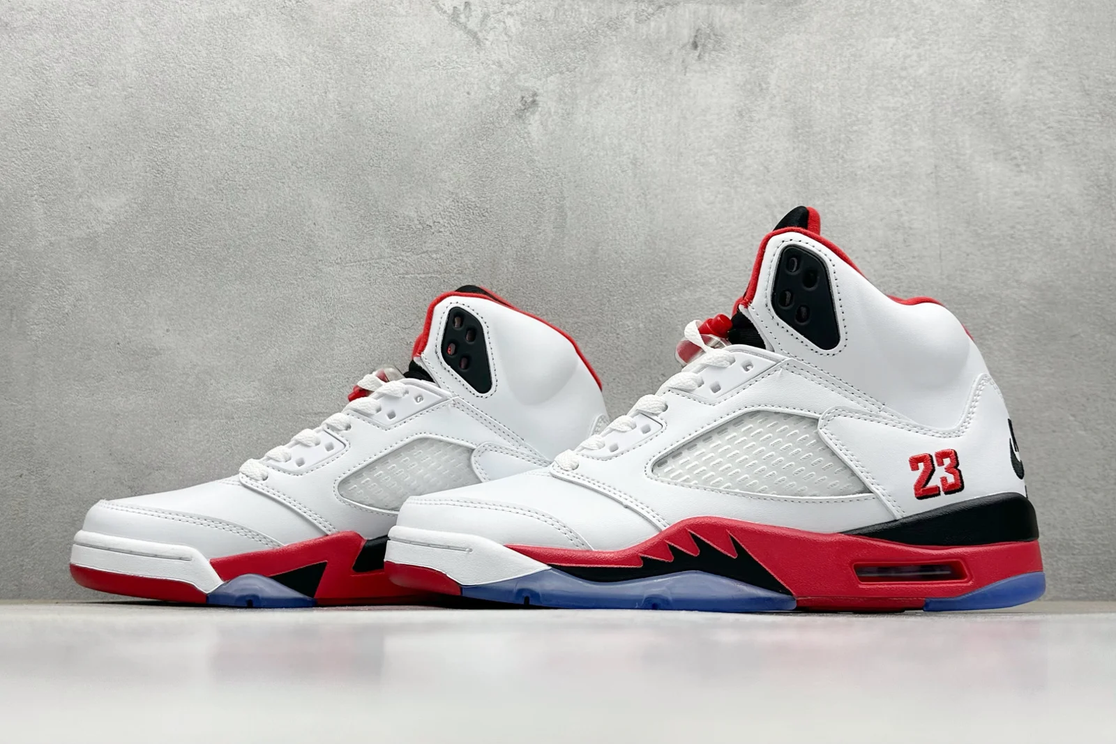 Air Jordan 5 High | Fire Red Black Tongue | HQ7978-101