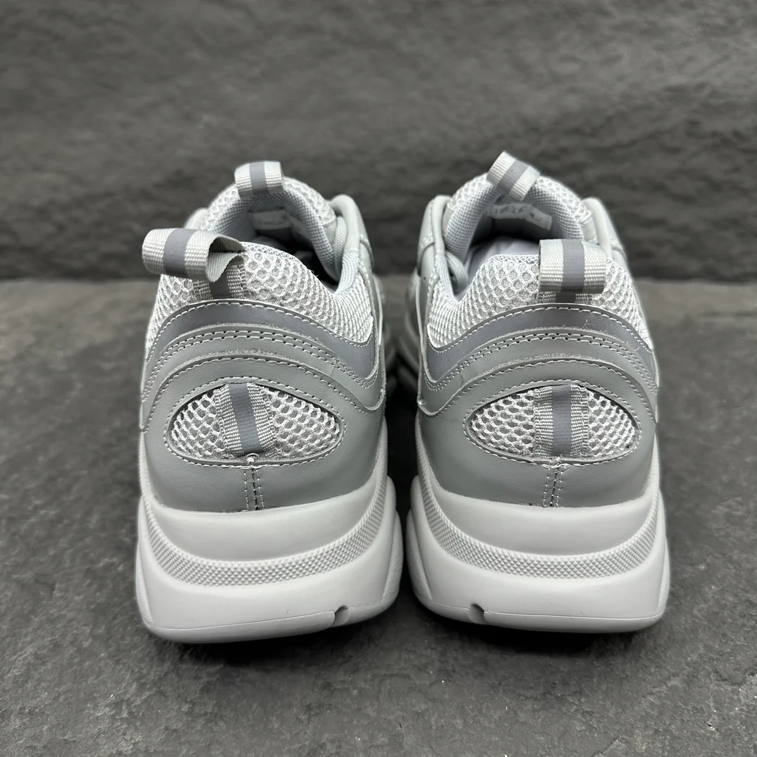 Dior B22 Sneaker | Grey Mesh and Silver Technical Fabric