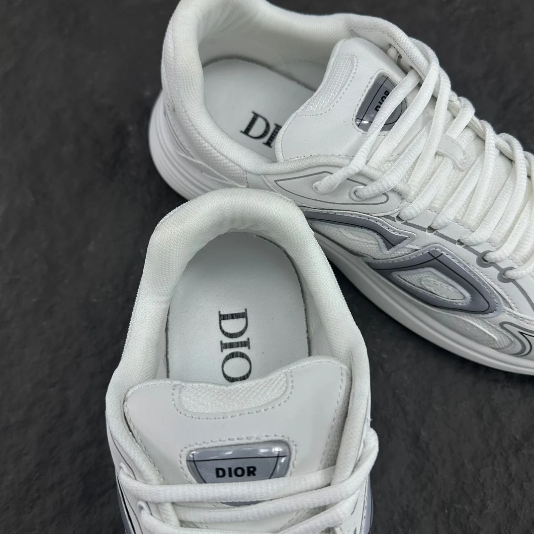Dior B30 Countdown Sneaker | White Technical Mesh and Fabric