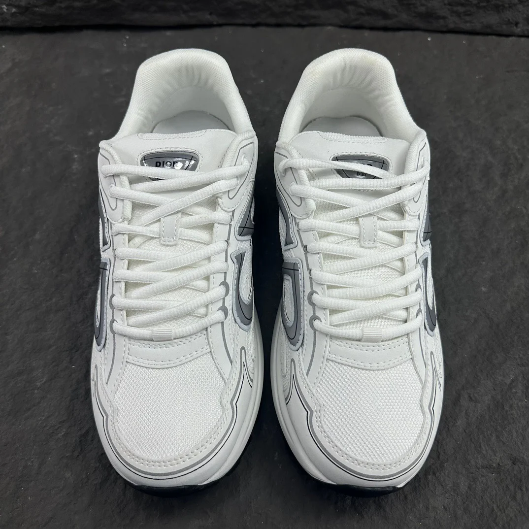 Dior B30 Countdown Sneaker | White Technical Mesh and Fabric
