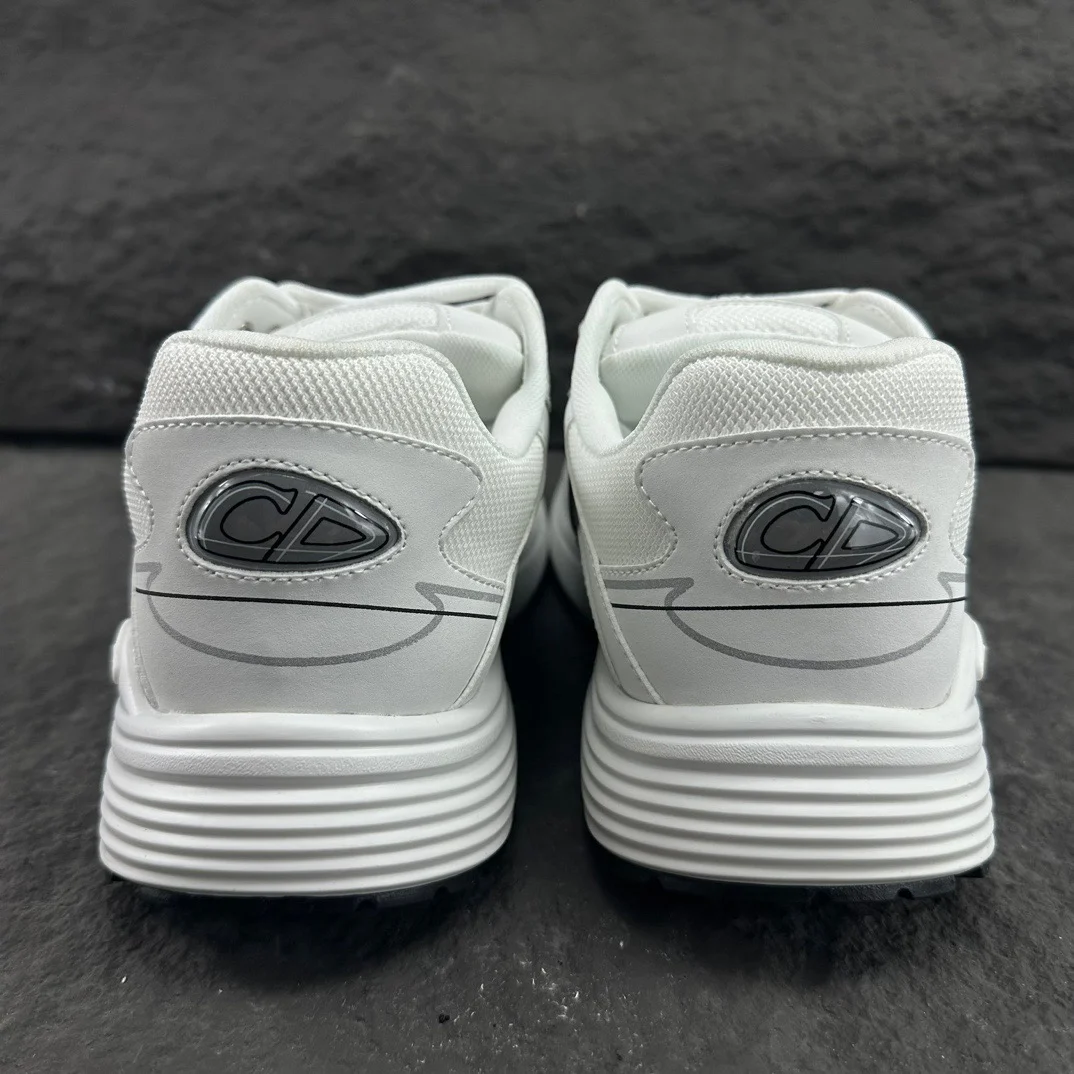 Dior B30 Countdown Sneaker | White Technical Mesh and Fabric