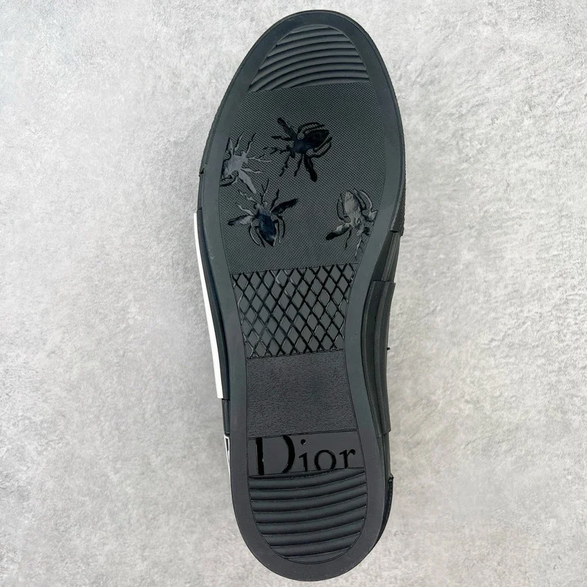 Dior B23 League High-Top and Low-Top Sneakers | High · Black Oblique Jacquard
