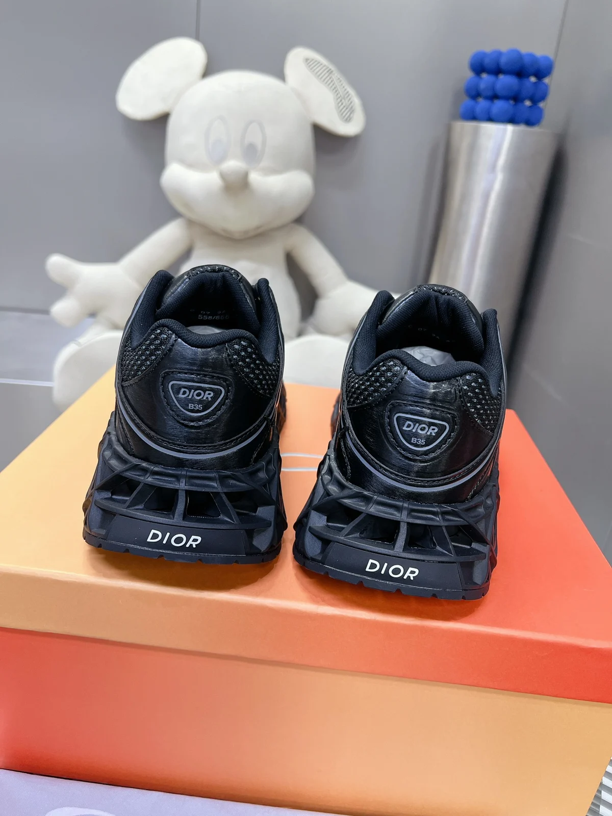 Dior B35 NXXT Sneaker | Black Technical Fabric and Mesh