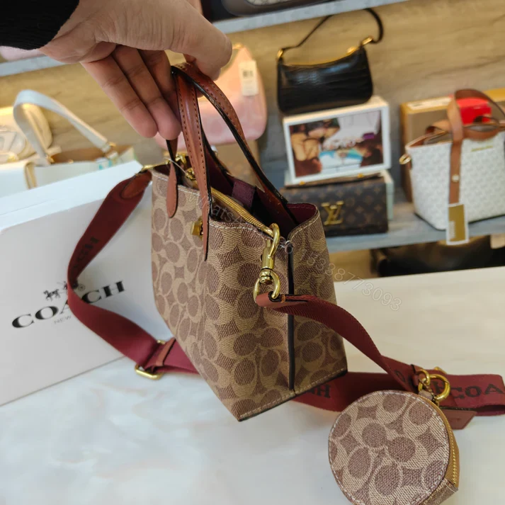 View 10 of First Copy Coach Willow 18 Satchel Ultra Premium Apricot