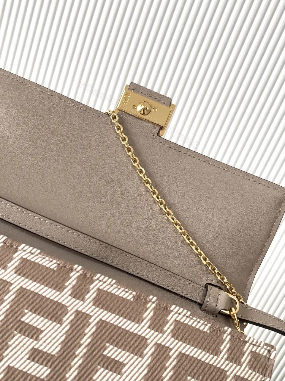 View 8 of Brown Monogram Shoulder Bag: Structured Luxe Everyday Carry
