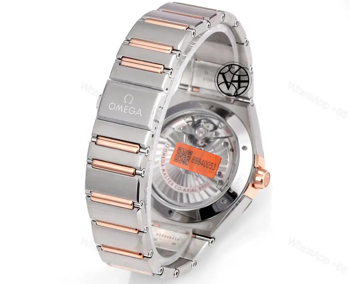 View 8 of Omega Constellation Super Clone Brown Dial Two-Tone Steel Bracelet Premium 41MM OMEGA-CONST-BRN41-TT