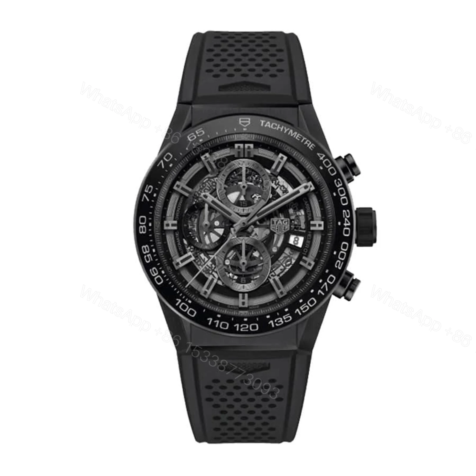 Tag Heuer Carrera Full Black Replica — view 1
