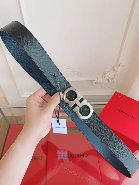 View 7 of Elegant Buckle Leather Belt: Modern, All-Day Comfort, Ferragamo Buckle Belt
