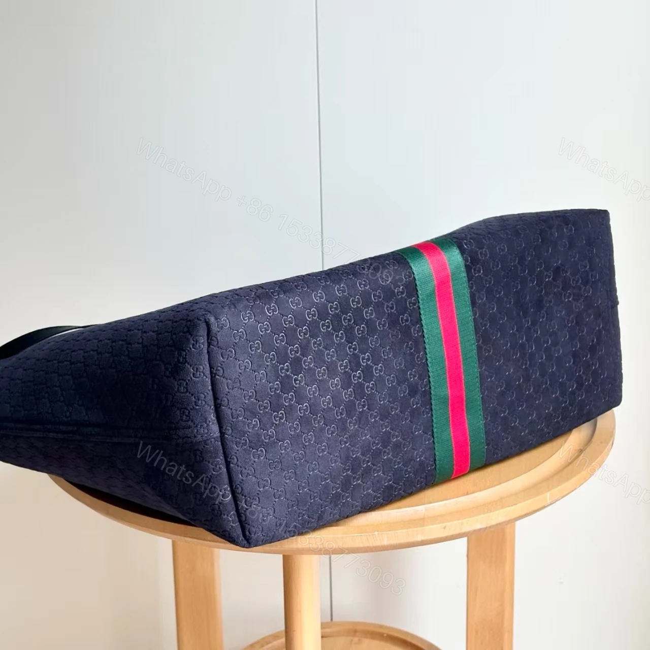 View 5 of Gucci Giglio Large Tote Bag Dark Blue 60Cm 853971 Caabv 4541