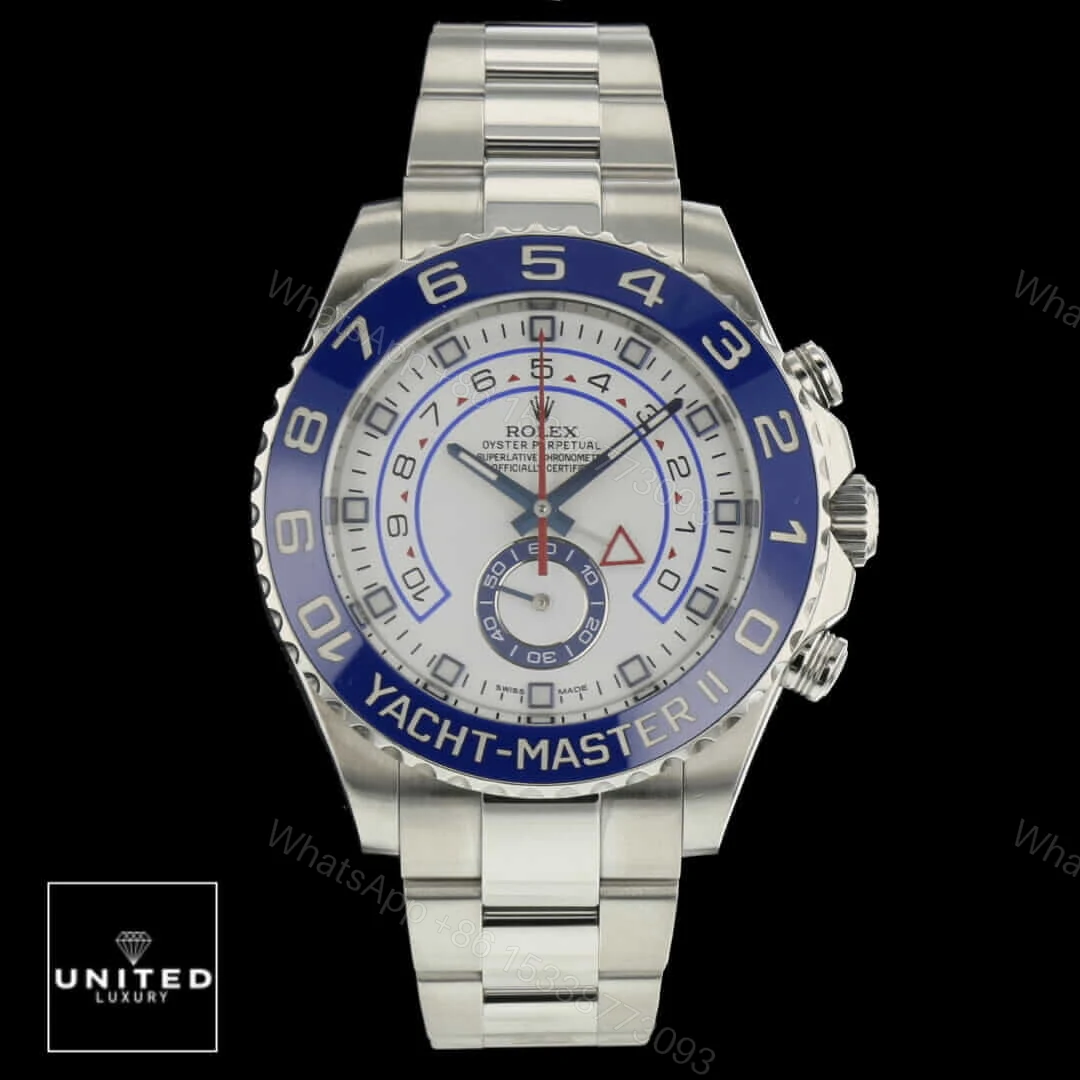 View 5 of Rolex Yacht-Master 116680 II White Dial Replica