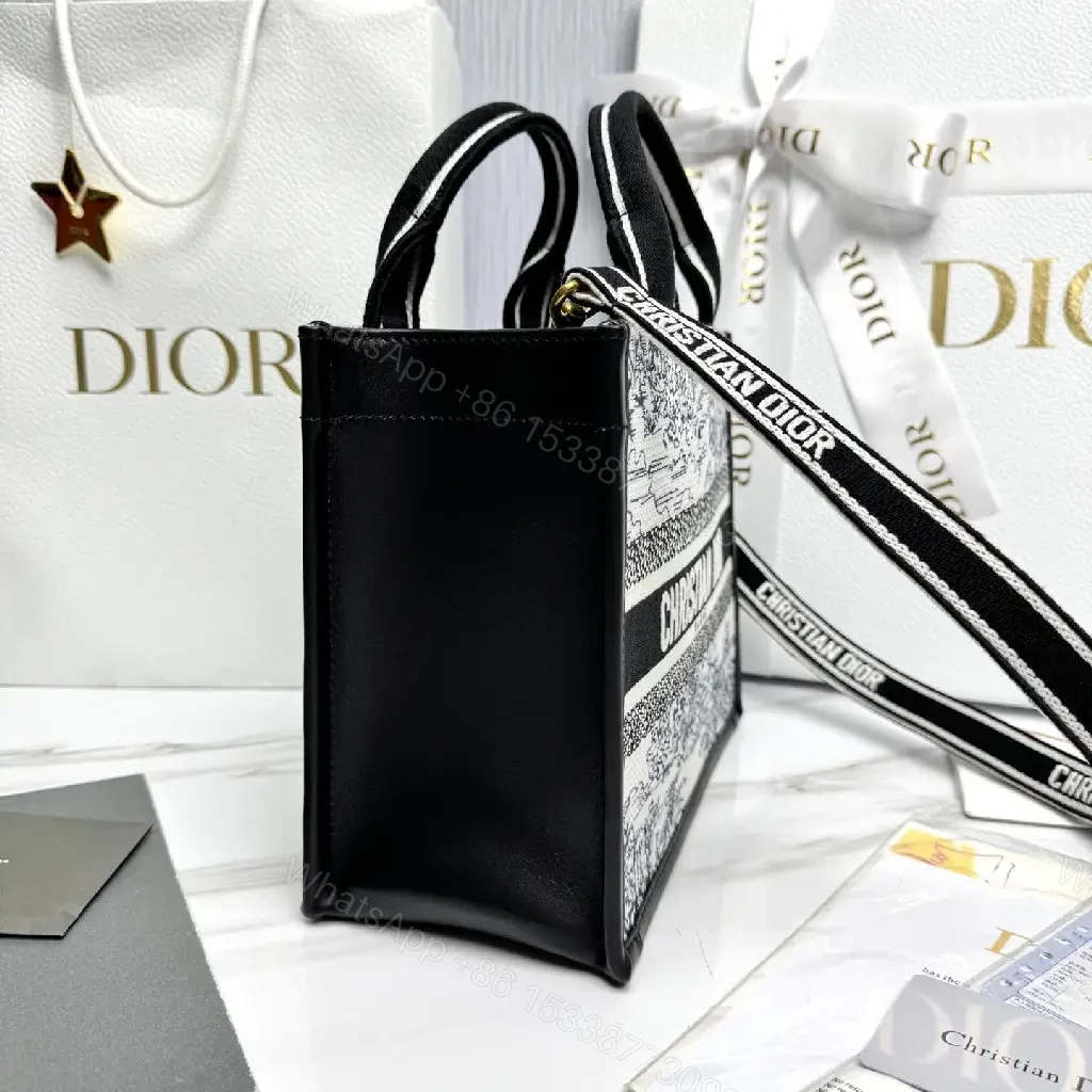 View 9 of Monochrome Luxe Tote: Structured Compact Everyday Carry
